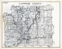 Chippewa County Map, Wisconsin State Atlas 1933c